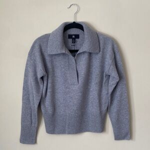 🆕 Banana Republic Cashmere Polo Sweater